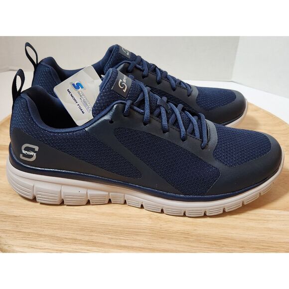 S Sport by Skechers Men’s Sneakers – Size 11, Dark Blue, Memory Foam, Lace-Up - Picture 1 of 9